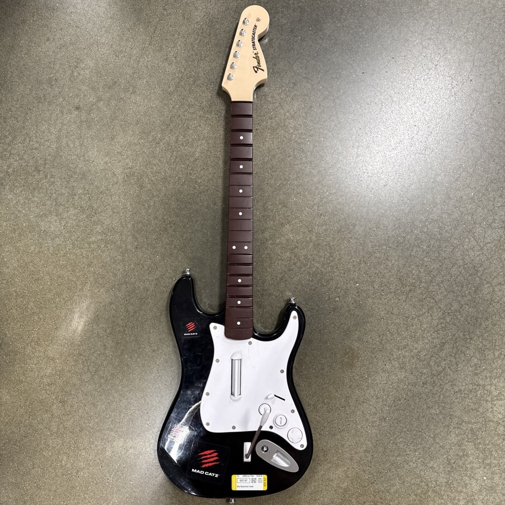 Rock Band 4 PS5 PS4 Wireless Fender Stratocaster Guitar Controller 91261 TESTED!
